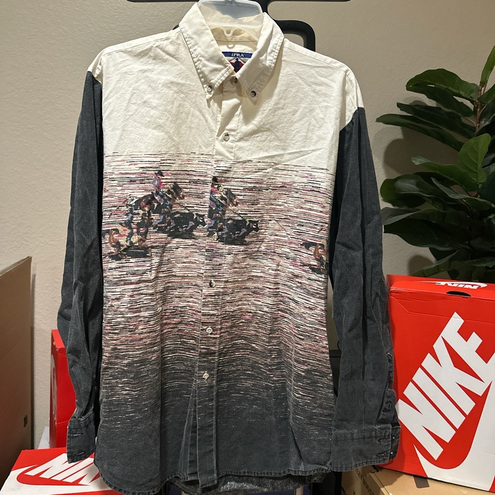 Vintage Professional rodeo  Button-Up Shirt